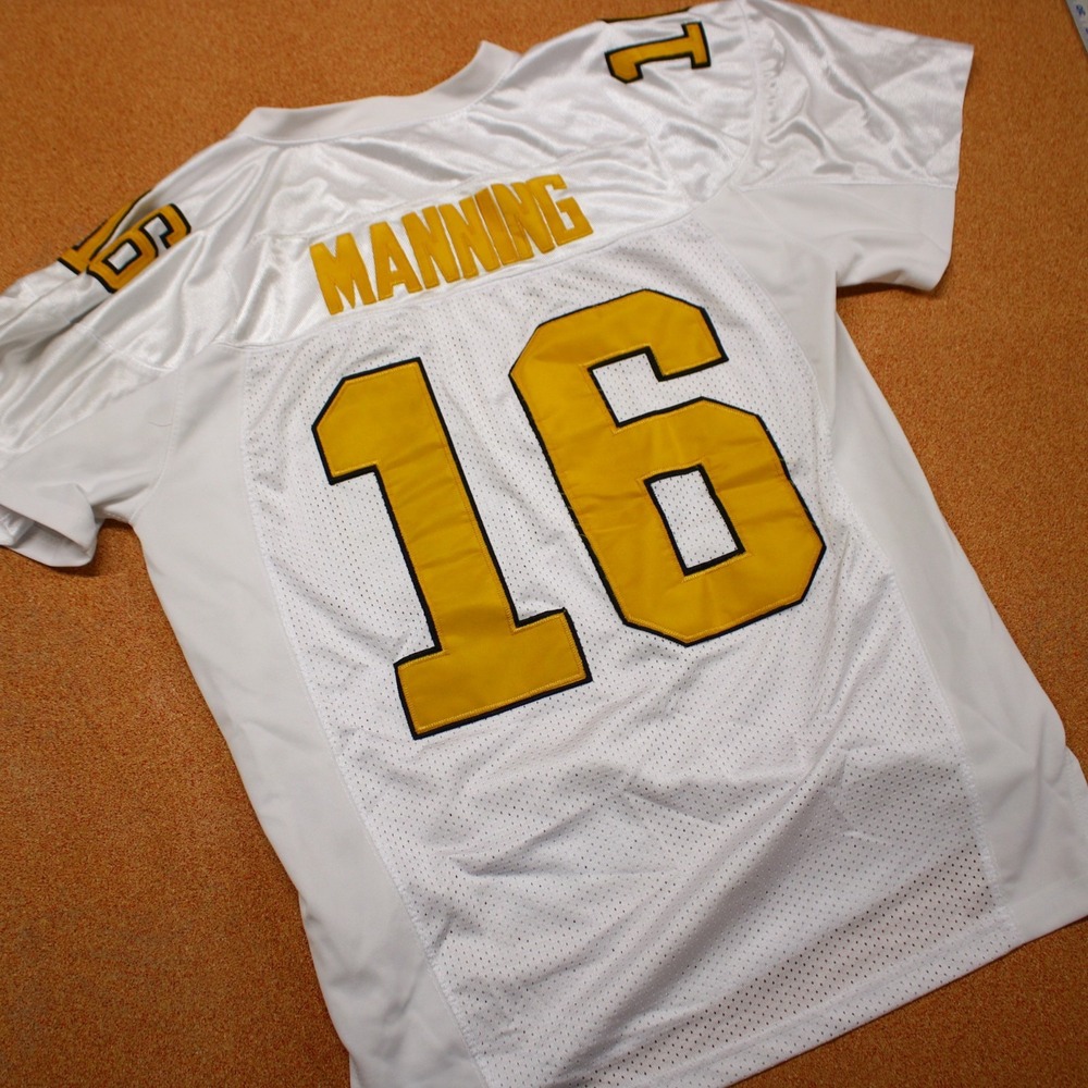Vintage 90s Peyton Manning Tennessee Jersey Adidas Sz 48 Stitched Made in USA